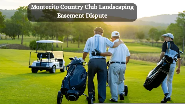 Montecito Country Club Easement Dispute