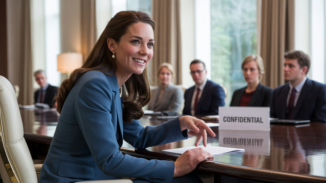 kate middleton is reportedly holding a crucial meeting.